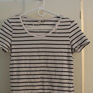 Black and White Strip Tee